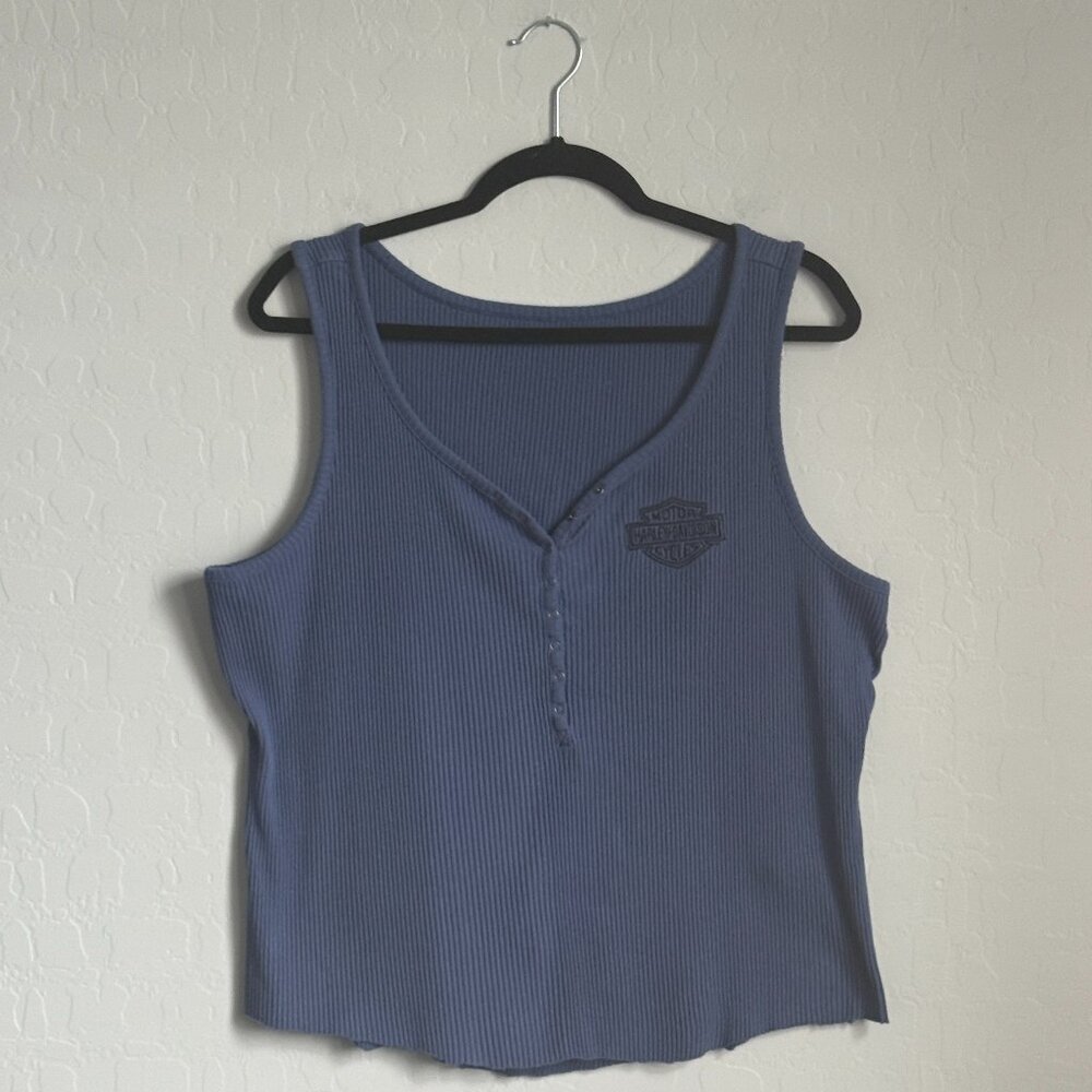 Harley Davidson Corduroy Tank Top